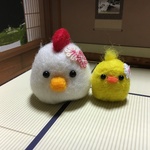 (再再販)ミニ2017年酉年飾り（だるまバージョン）