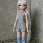 【SALE 】MDDサイズ　オールインワン　ライトグレー