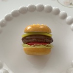 ハンバーガーのブローチ♡