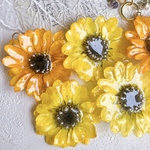  【💛】 𝘀𝘂𝗻 𝘀𝘂𝗻 𝗛𝗶𝗺𝗮𝘄𝗮𝗿𝗶 𝗰𝗵𝗮𝗿𝗺🌻 ひまわり/バッグチャーム/大人可愛い/本物のお花