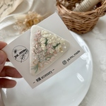 19. ぱっちんピン/ふわふわかすみ草/ピンク