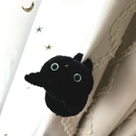 よじ登る子猫(黒猫青目　JUL.17.2024)