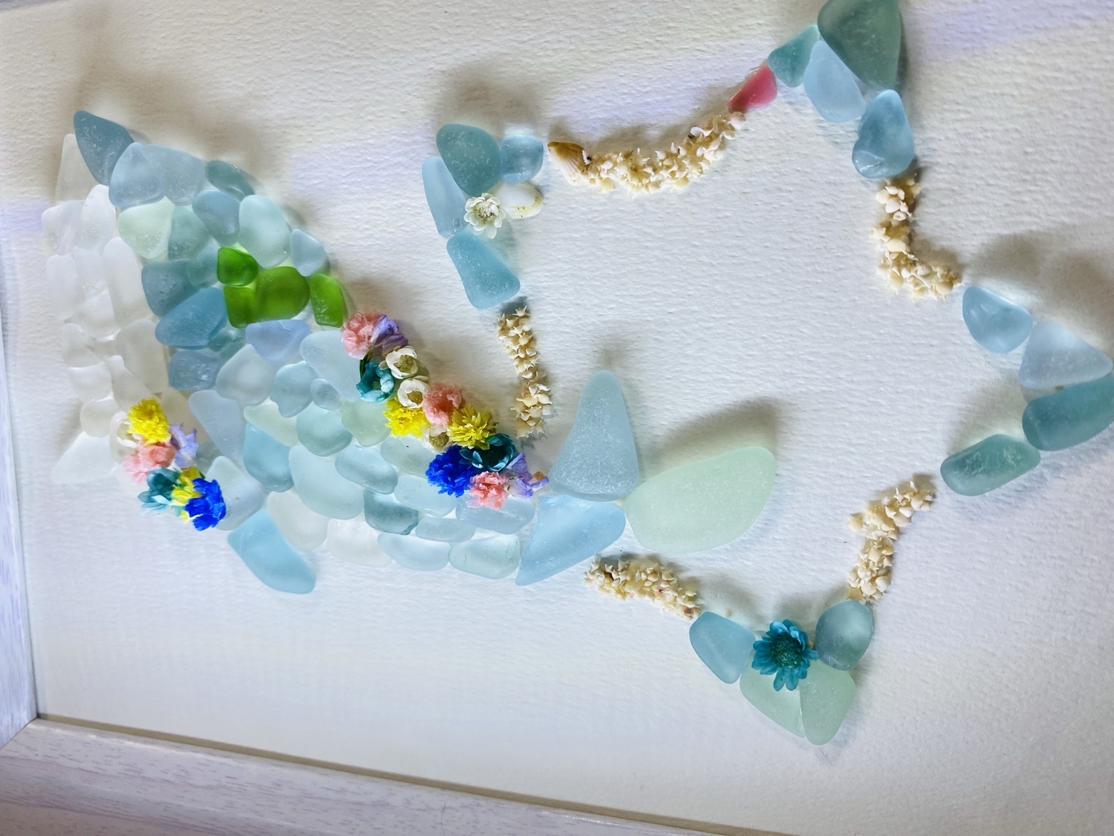 シーグラスアート＊くじら＊STAR＊ハンドメイド - HAK_m | minne byGMO