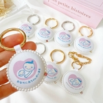 【全12色】 選べる♡誕生石カラーのビジュー付き　両面マタニティマーク　マタニティーキーホルダー　マタニティロゼット　マタニティー　妊婦マーク　またにてぃマーク　予定日　妊婦健診　キラキラ　推し色