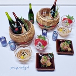 夏の夕涼み・冷酒楽しむ冷たいおつまみと。