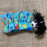 サマーフルーツ柄シュシュWガーゼ