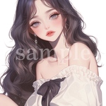 オリジナル人物ステッカー♡No.842