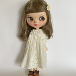 blythe outfit カモミール染めワンピースセット