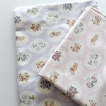 【再入荷可能】【S-005 シーチング】くまとお花