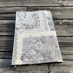 左開きＡ5ソフトカバー用21. 7㎝ブックカバー★Joli Fleurジョリーフルール☆Toi Toi Toi