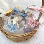 コンフェッティバルーン アジサイ プリザーブドフラワー バルーンフラワー 結婚式 卒業式 名入れ バルーンフラワー フラワーバルーン 