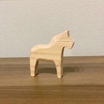 無垢のダーラナホース9cm