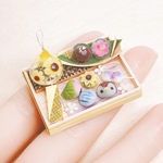 ミニチュア　夏の和菓子セット　ハンドメイド