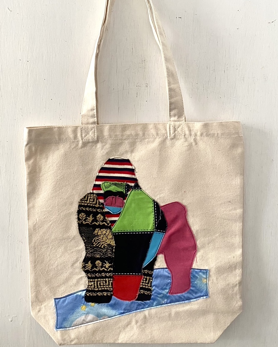 totebag /ヴィンテージファブリックのパッチワーク　トートバッグ■tf-373e