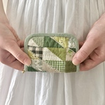 パッチワークミニ財布｢メロンソーダ｣