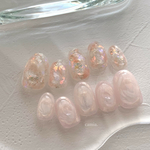 clear pale pink. 🩰　ペールピンクネイル