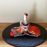 干支　【ヘビ】さん　巳年の飾り物　ちりめん