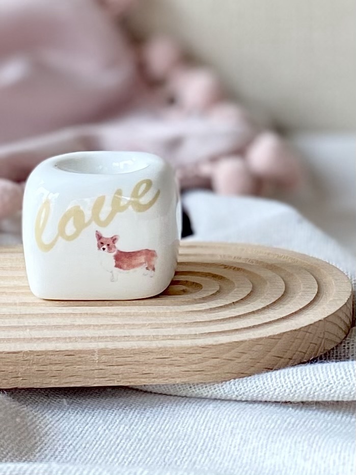 nao様❤キャバリア 印鑑スタンド♡ キャバリア 印鑑立て【名前入れ