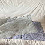 【b様専用オーダーご注文ページ】ランチョンマット★泡ぷくぷく海波水ブルーボーダー