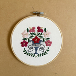 刺繍フレーム　ハイビスカス