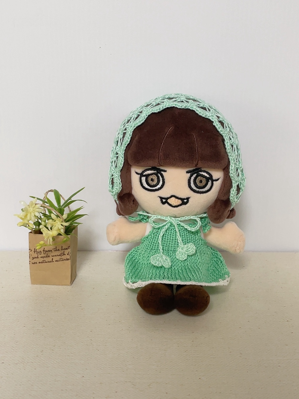 2体おまとめ❤️アイシードール❤️ミントグリーン ドール用 バブーシュカ（ミントグリーン） イーマリーちゃん