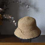 《NATURAL》大人の麦わら帽子 M〜L ステッチ風