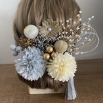 和装髪飾り^ ^結婚式　卒業式　成人式　七五三。　NO.77