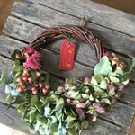 ユーカリと紫陽花のハーフリース