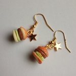 ハンバーガーピアス☆イヤリング　
