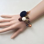 kさまご依頼品 デコボコ*ボタンのブレスレット