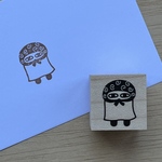 メジェ泥棒のラバースタンプ