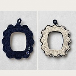 トレカケース💧花のしずく　navy《リバーシブル》