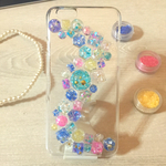 貝殻キラキラiPhone6ケース