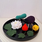 盆飾り 精霊馬 (ほおずき 蓮の花)