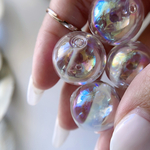 4pcs)3832)20mm)クリアガラスシャボン玉)#3cc