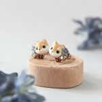 柴犬ピアス/イヤリング