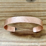 バングル「copper」width1  hammer