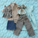 リカちゃんハンドメイド服　着回し6点セット