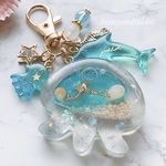  海色♬.*ﾟくらげシェイカーキーホルダー  Beach♡