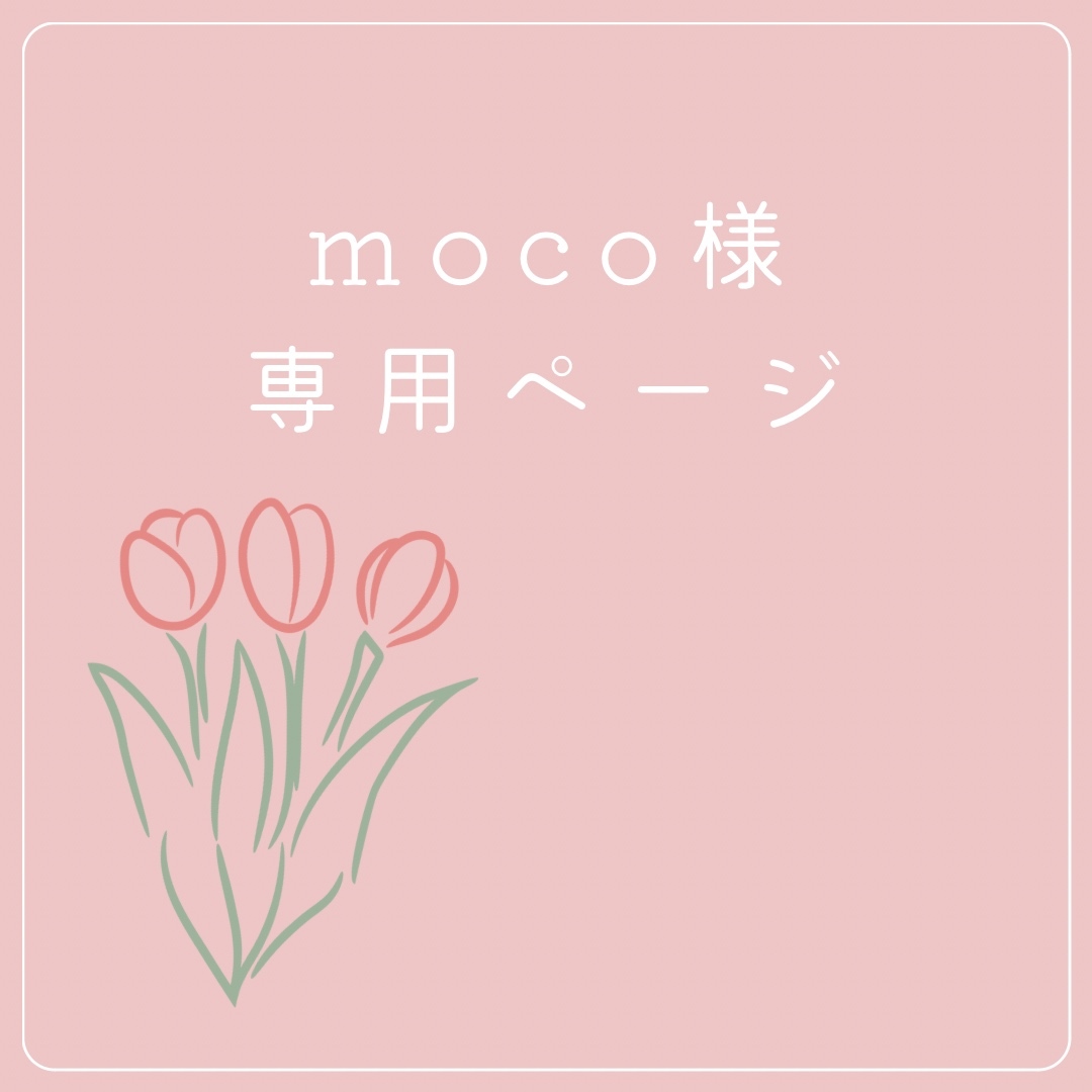 モコさま専用•*¨*•.¸︎ モコ様専用❁ moco 3様専用 モコ様専用✩.*˚ moko様
