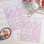 コラージュシート『candy hearts』10枚入