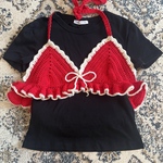 frill bustier