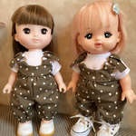 サロペットパンツ&シャツ　メルちゃん　あおくん