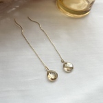 【送料無料】チェコガラスビーズのアメリカンピアス　チェコビーズ　アメリカンピアス　一粒　シンプル