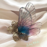 Rui様 8.15 オーダー品。 妖精翅 flower clip