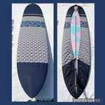 9.0ftのボードにぴったり♪サーフボードデッキカバー🏄‍♀️🏄‍♂️【ショート〜ロングまであなたのボードに合うように丈詰め・丈伸ばしなどお直しできます！】もれなくWAX&お洗濯ネットプレゼント中🎁