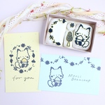 秋きつねBox  消しゴムはんこ