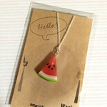 みずみずしい スイカ   ネックレス