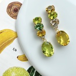 colorful gem “tropical fruits” pierce / earring
