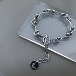 【 soft. 】ソフト　チェーンブレス　かっこいい　シルバー　ステンレス　お揃い　ペア　ウィメンズ　メンズ　ギフト　個性的　マンテル　ALL IS WELL.